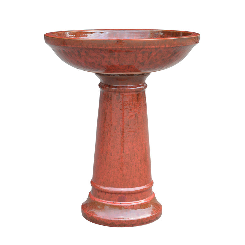 Grafton Birdbath Bird Bath Red
