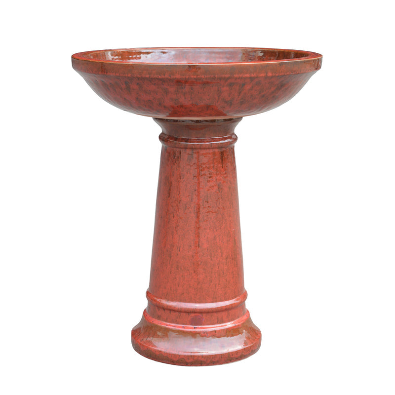 Grafton Birdbath Bird Bath Red 