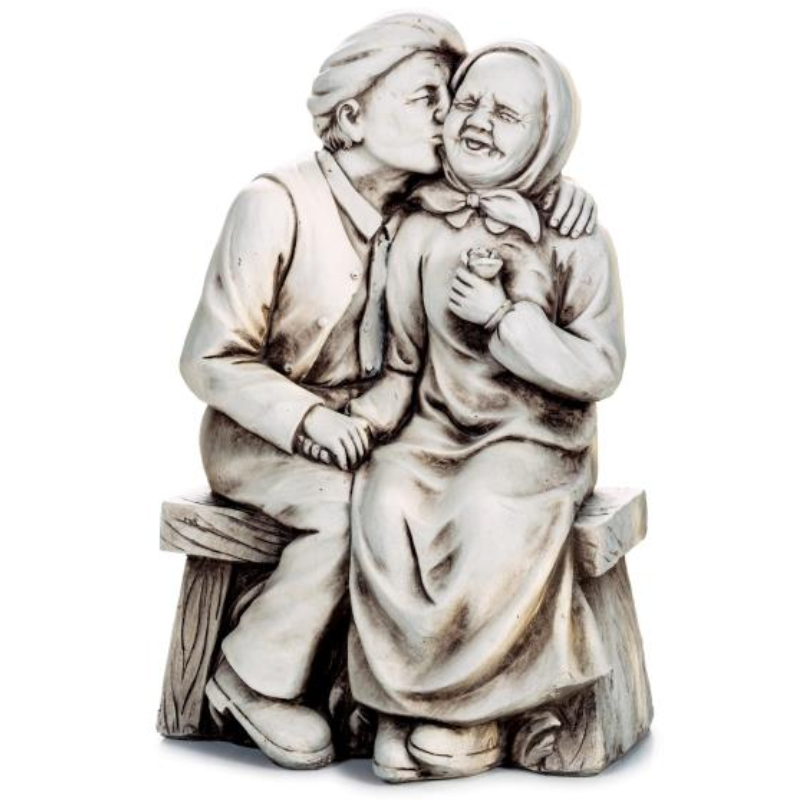 Grandma and Grandpa Statue