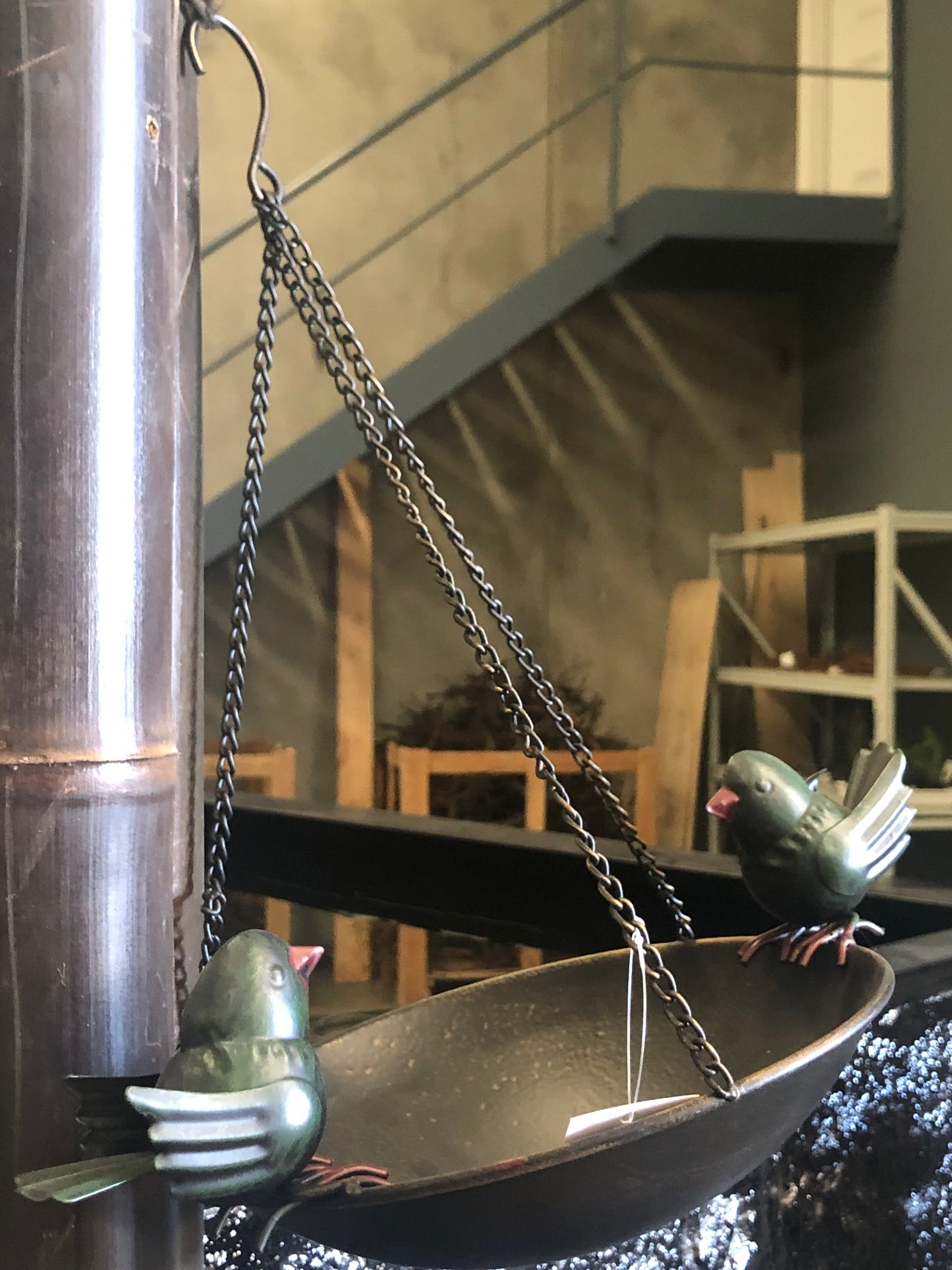 Twin Birds on a Bowl Decor