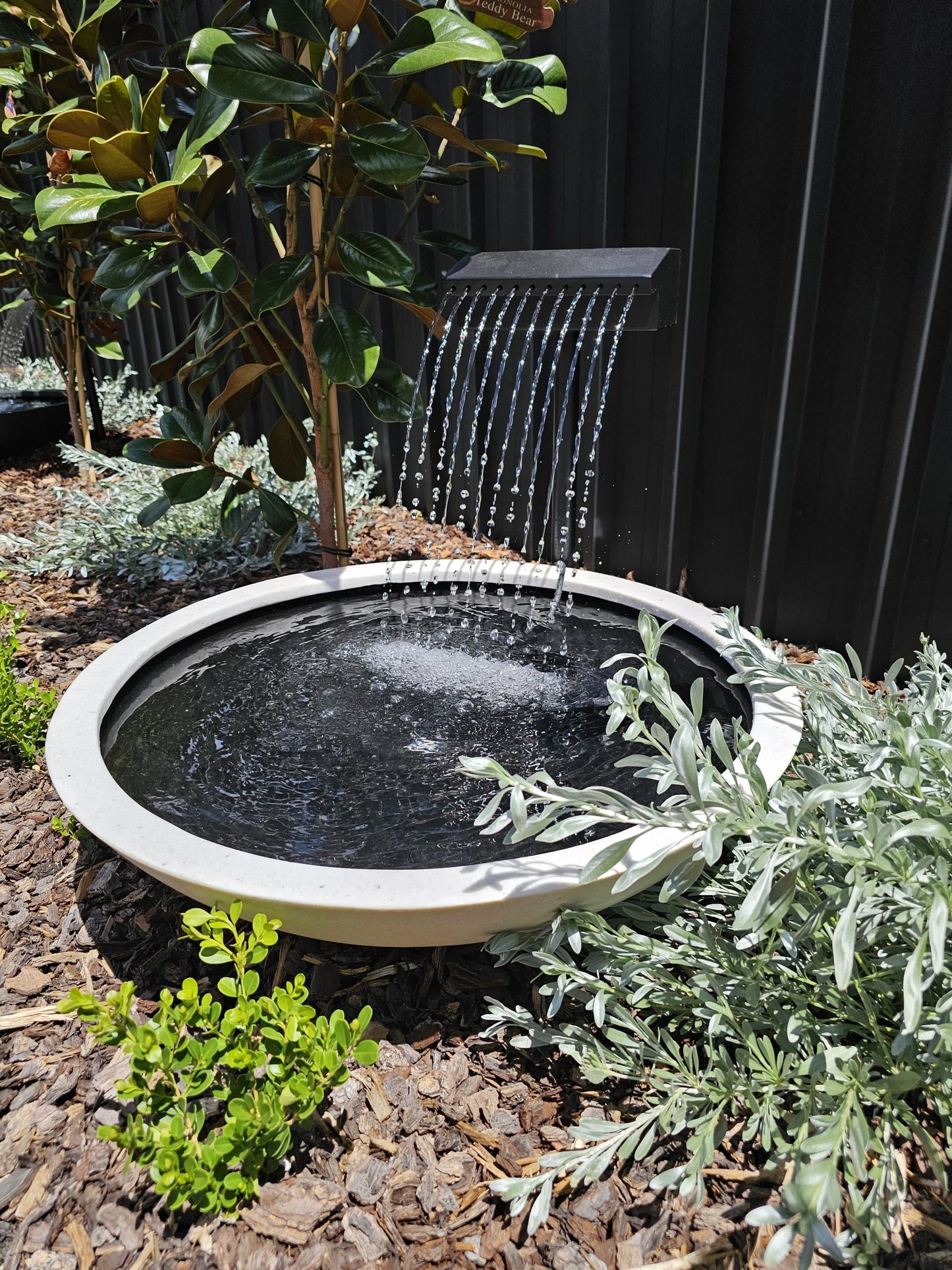 Kai "RAIN DROP" Water Feature with Urban Bowl Water Feature Small 