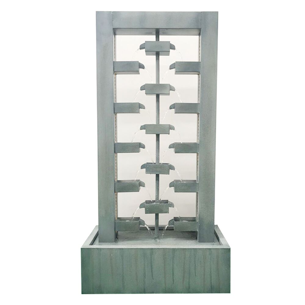 LED Modern Cascade Grey Water Feature Water Feature