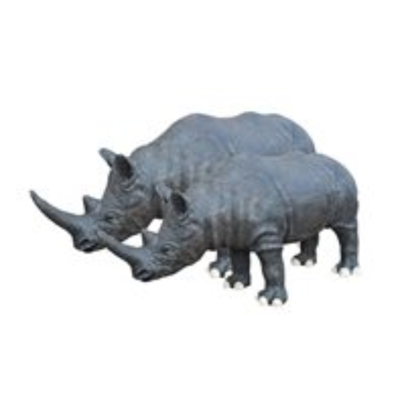 Medium Rhino Statue