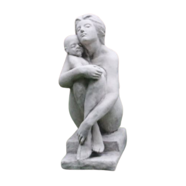 Mother and Child Nude Statue Statue