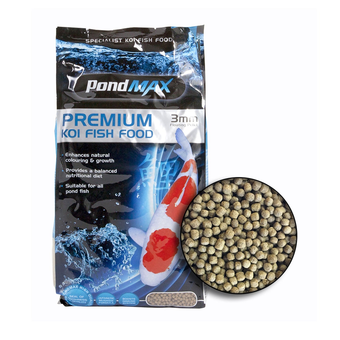 PondMAX Premium Koi Fish Food 6mm Goldfish/Koi Food
