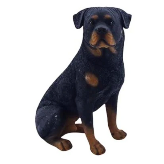 Sitting Rottweiler Statue Statue