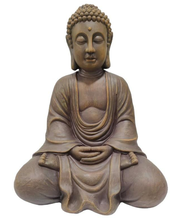 Peaceful Sitting Rulai Buddha Statue