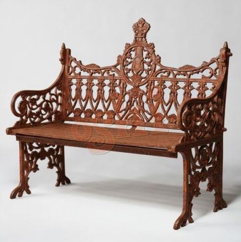 Shelley Bench Rust Décor