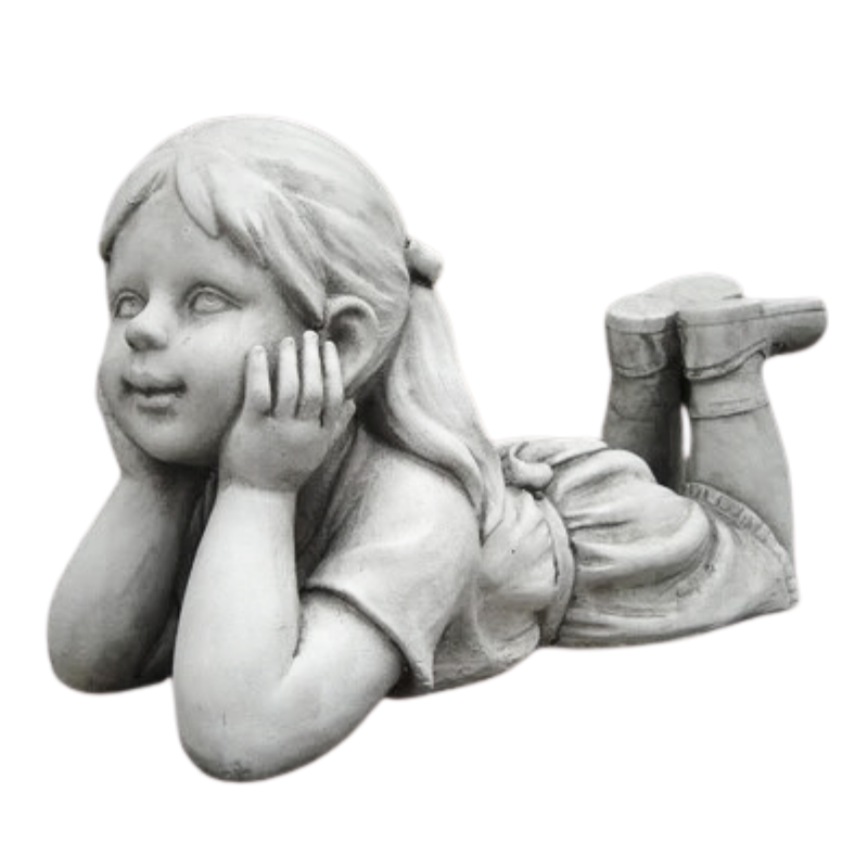 Girl Thinking Statue Statue