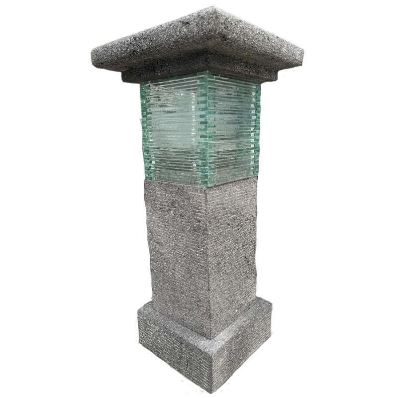 Glass Lantern Statue