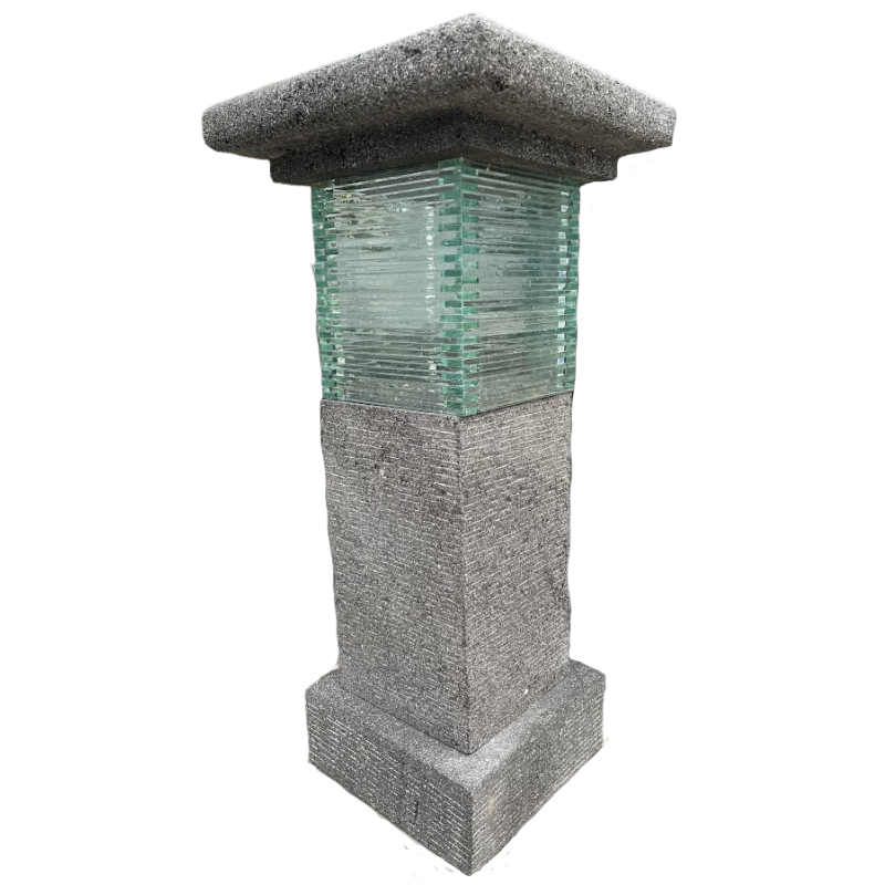 Glass Lantern Statue  