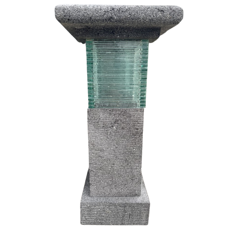 Glass Lantern Statue