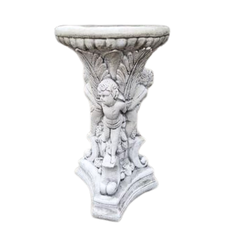 Triangular Cherub Pedestal Pedestal  