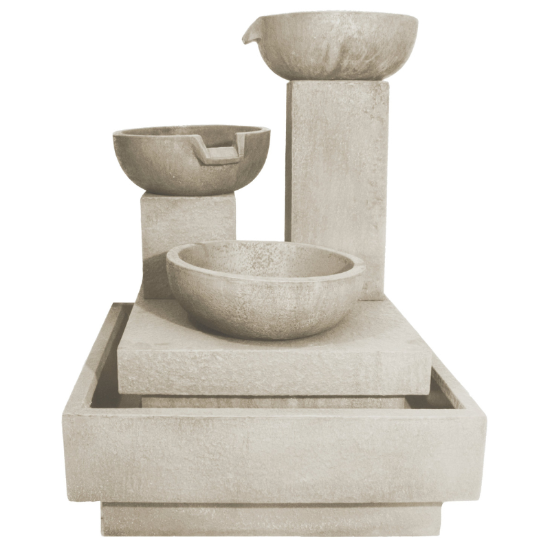 Trio Cascading Fountain Water Feature Northcote