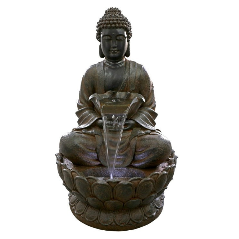 Indoor/Outdoor Peaceful Buddha Fountain