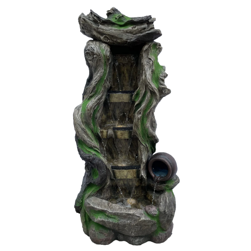Taiga Log Water Fountain
