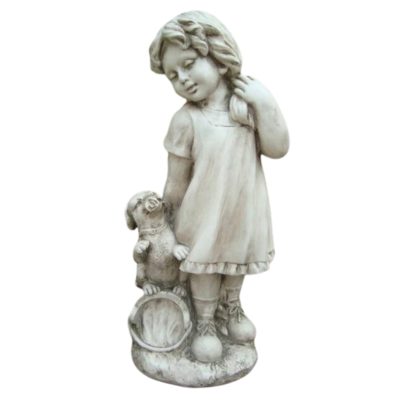 Country Girl Statue Statue