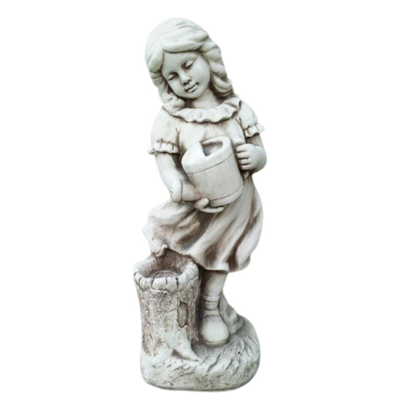 Watering Girl Statue Statue