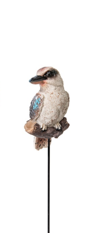 Aussie Birds on stick Statue Kookaburra