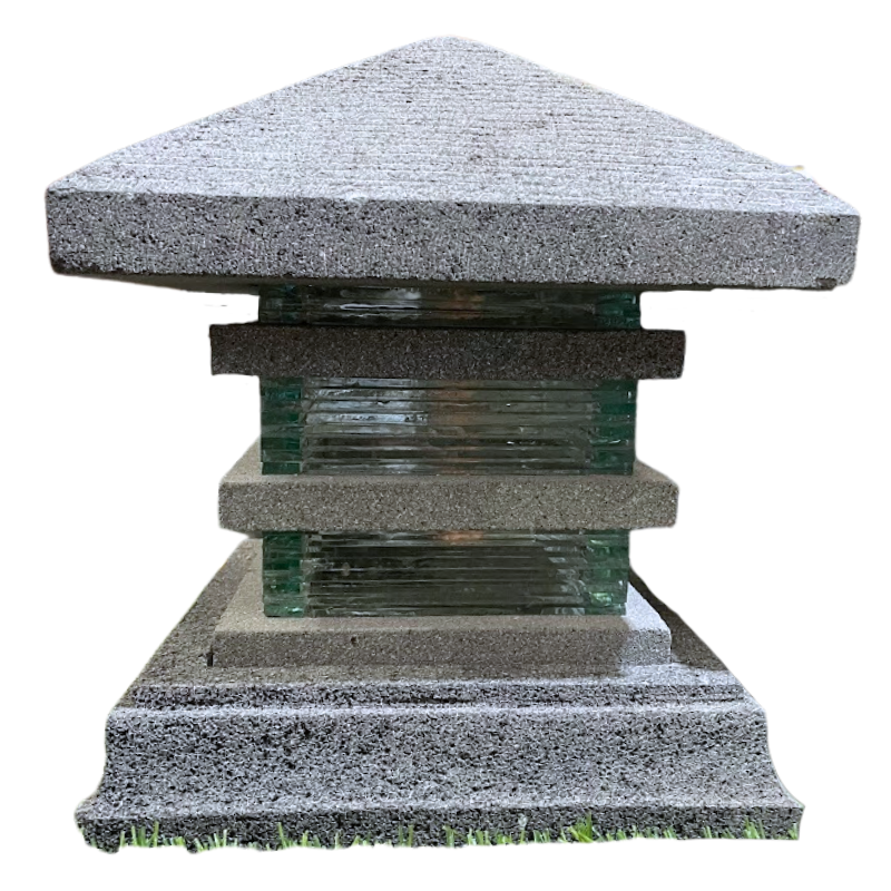 Little Glass Lantern Statue