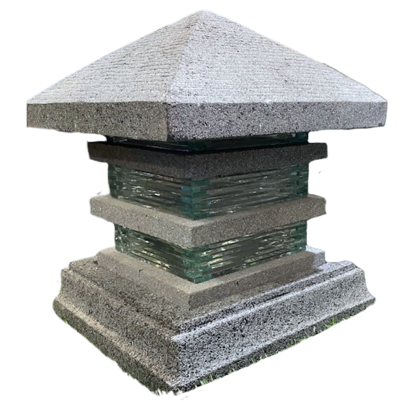 Little Glass Lantern Statue