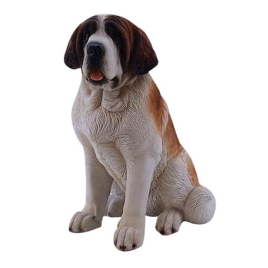 Sitting St Bernard Statue Statue