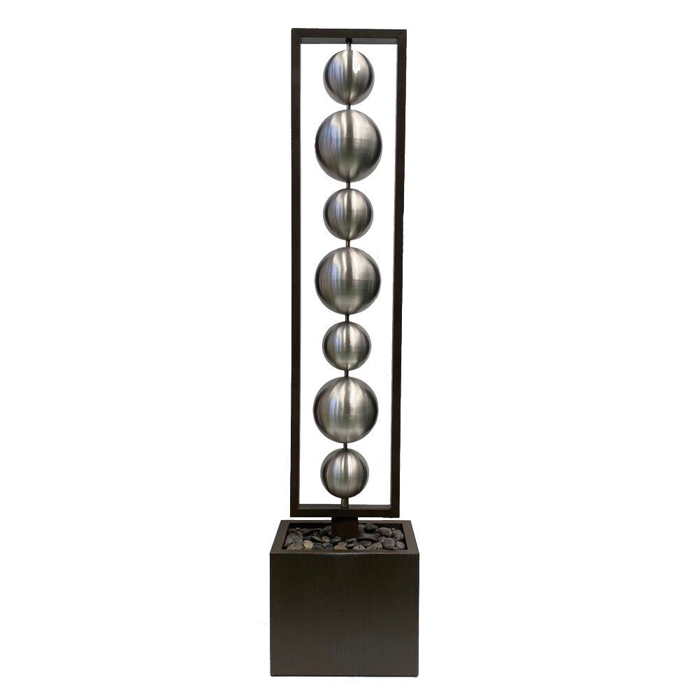 Stainless Steel Ball Water Fountain Water Feature
