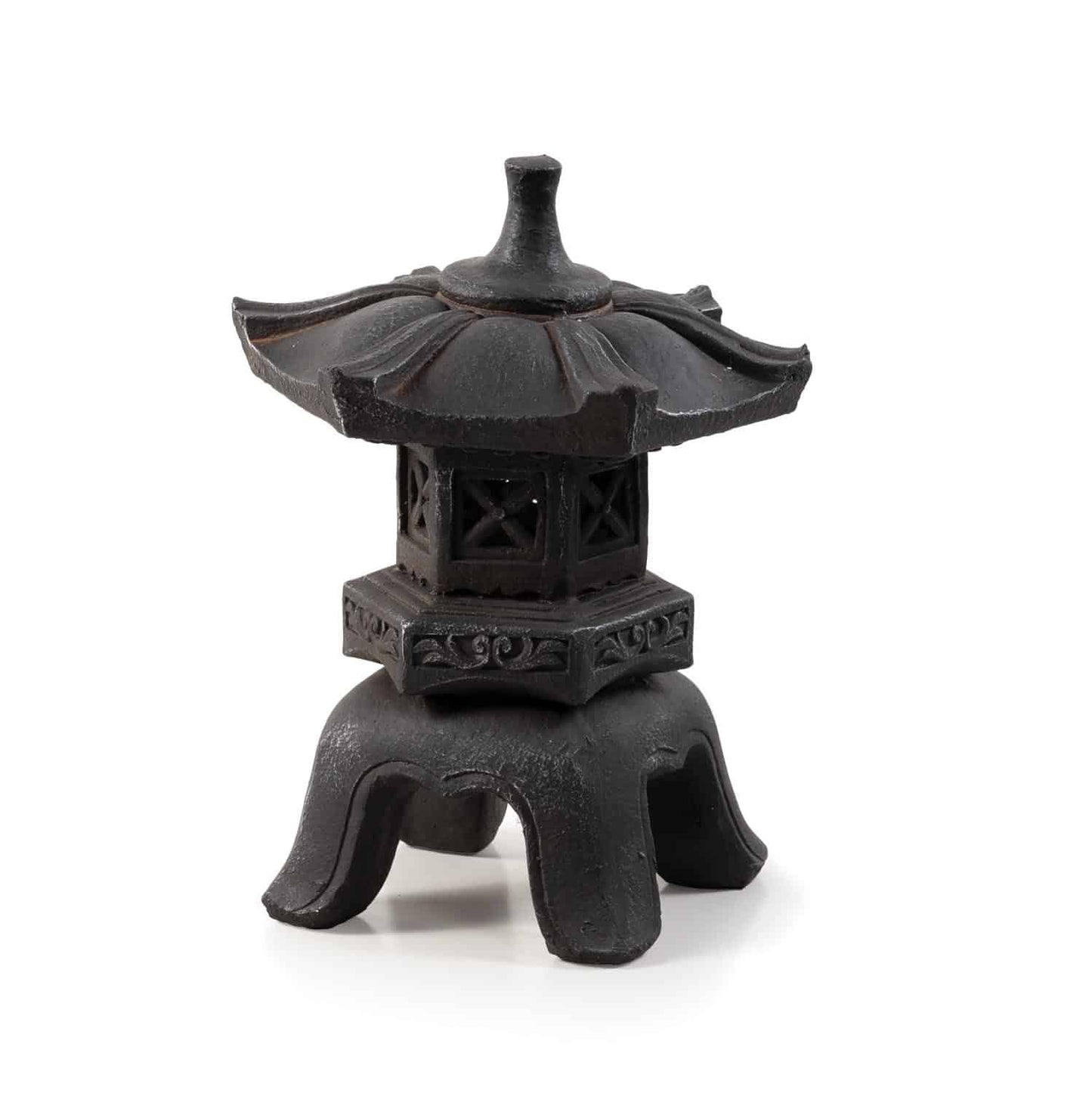 Pagoda – Rusted Iron Finish Statue