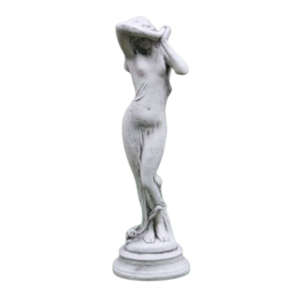 Very Small Shy Woman Statue Statue