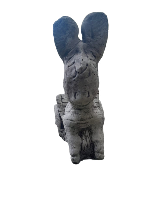Donkey Concrete Planter Statue