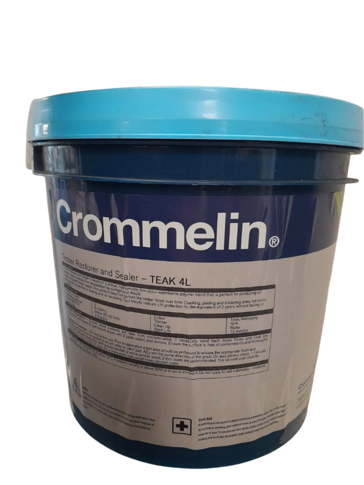 Crommelin Timber Restorer and Sealer Teak 4L Sealer