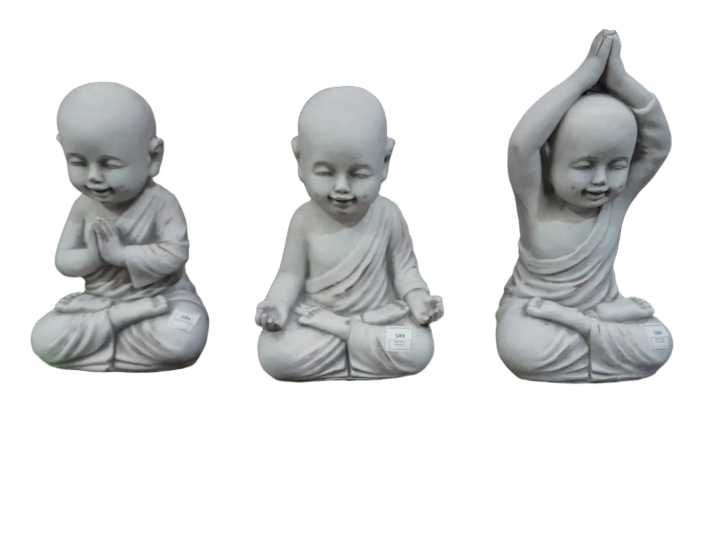 Figurine - Baby Healing Monk Set Statue Monk Set