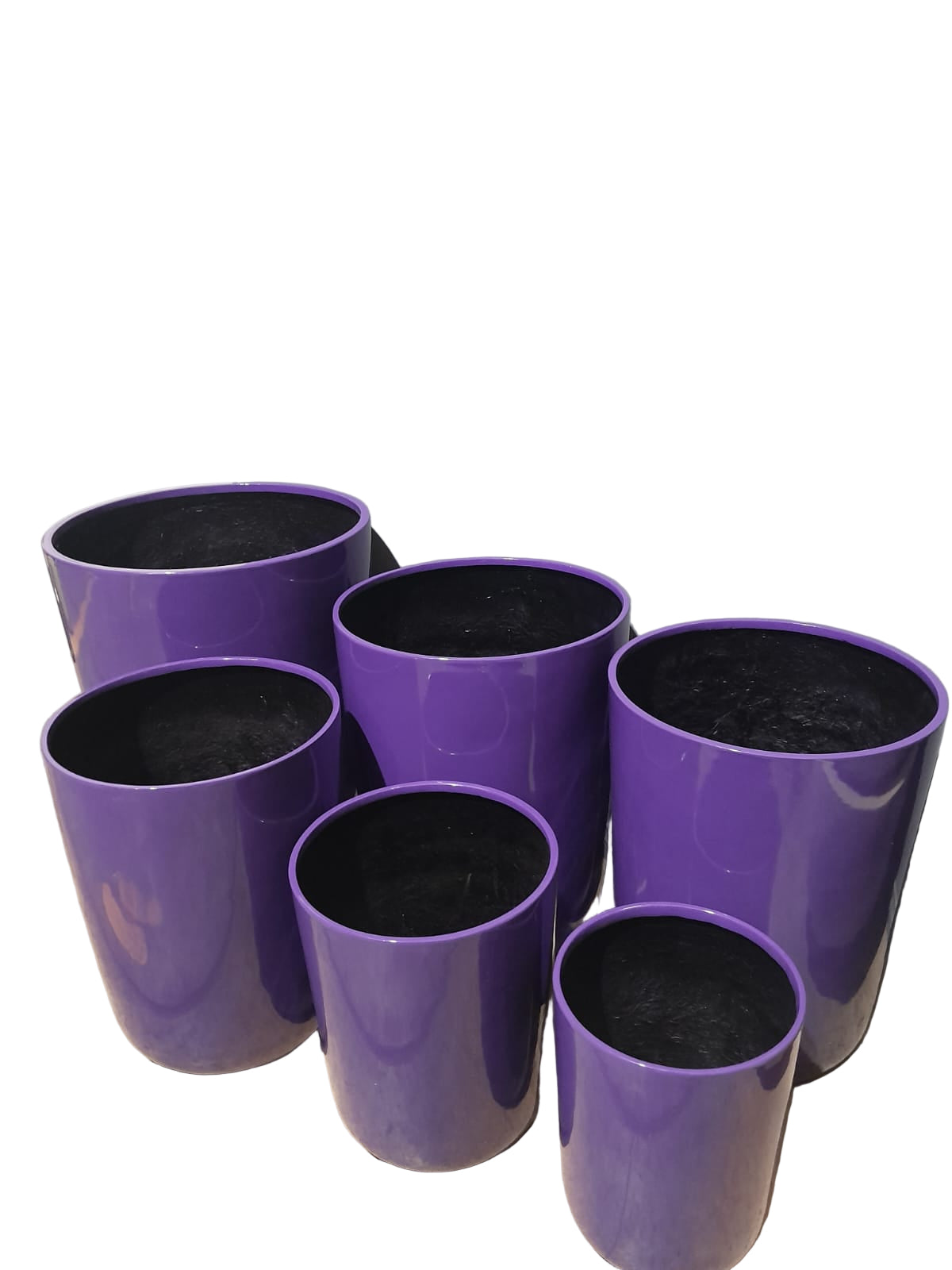Long John Fibreglass Gloss Pot Purple 55D x 65H