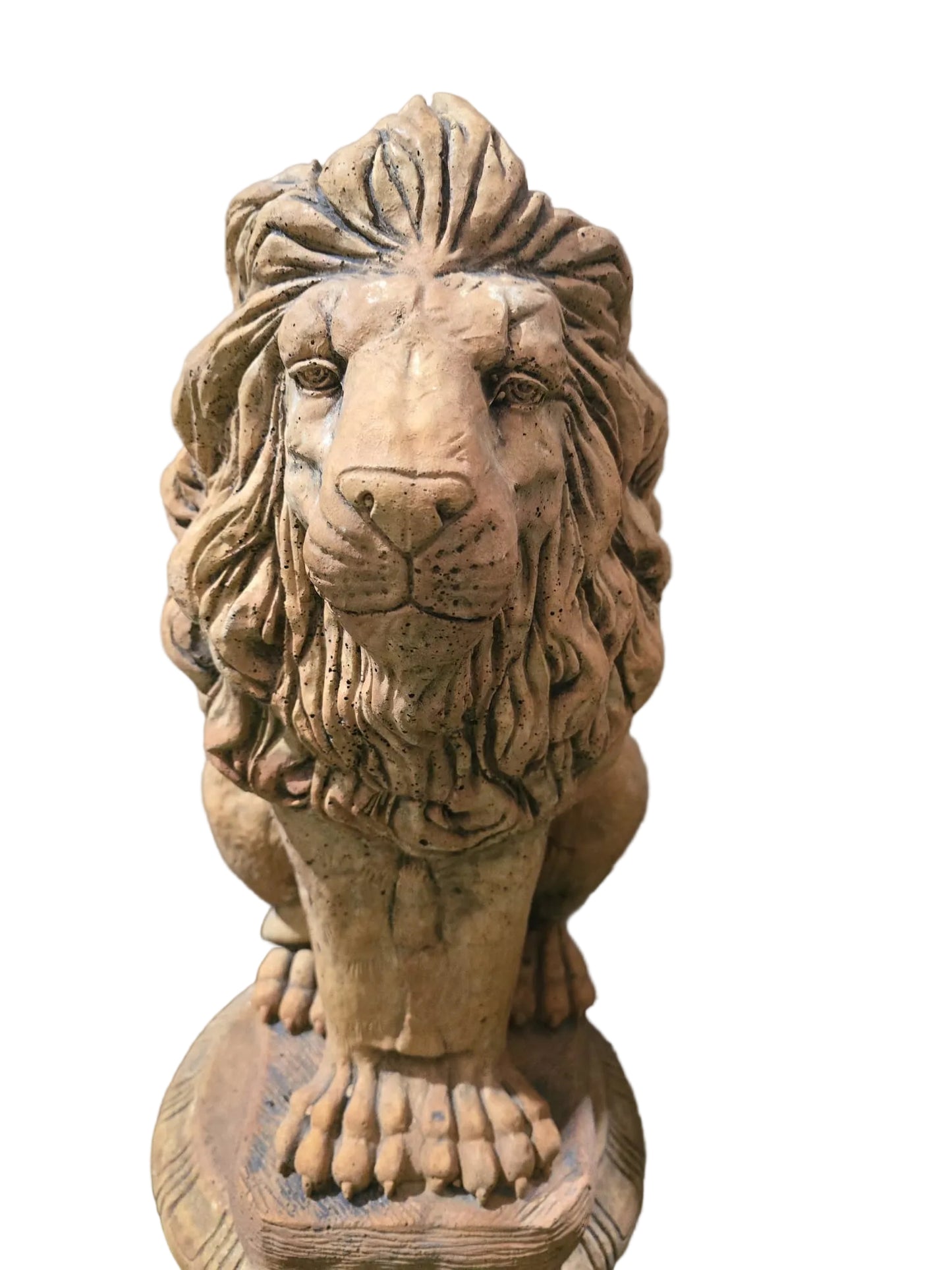 Guardian Lion Statue Rust
