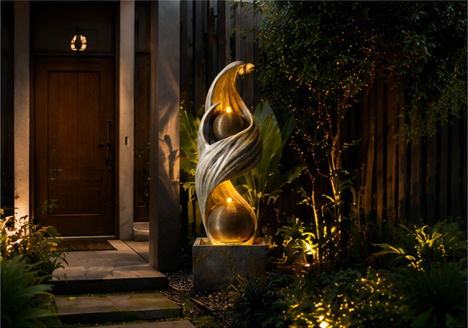 Modern Flame Fountain - New Product 2026