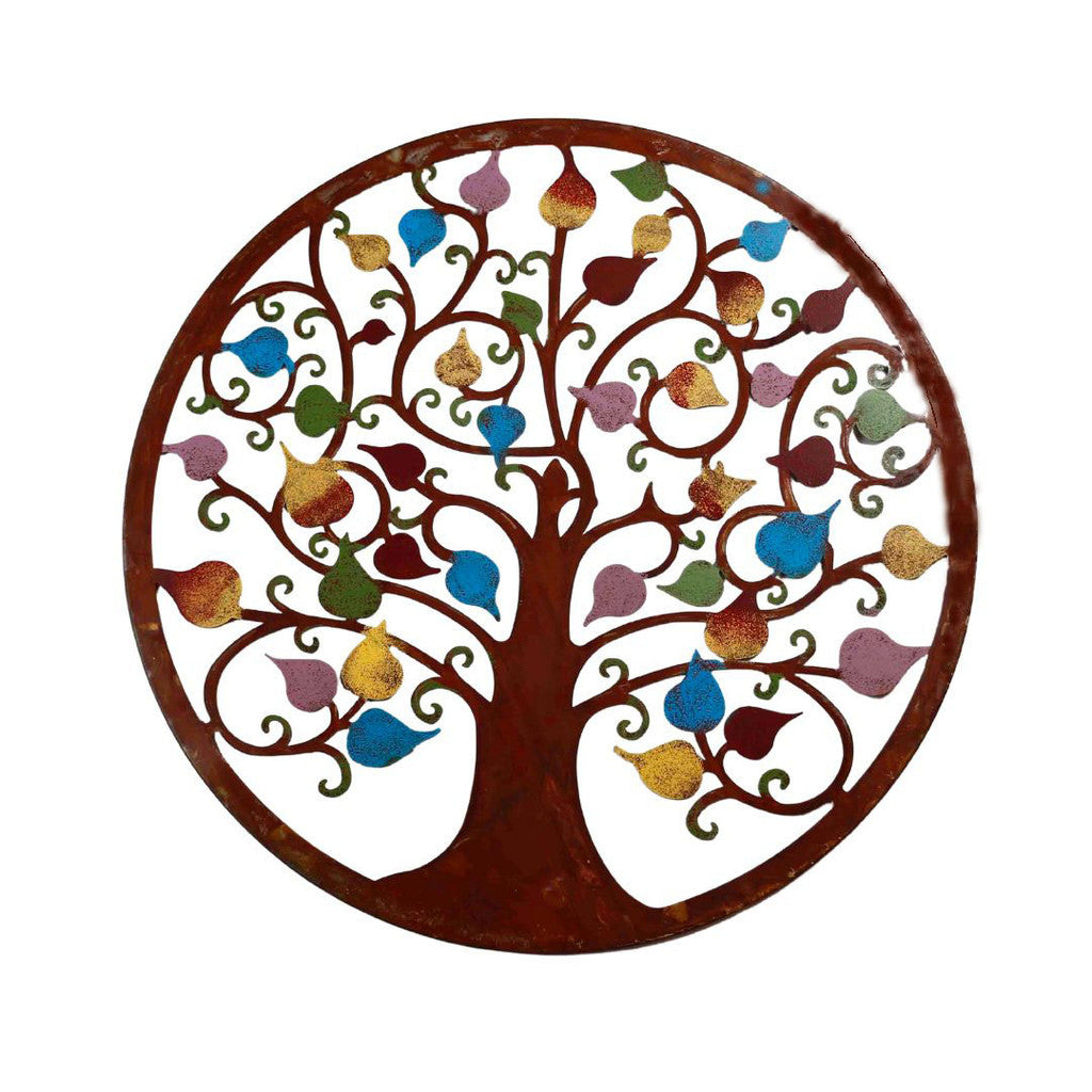 Coloured Tree of Life Decor