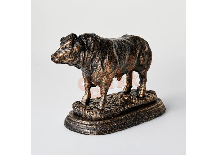 Angus Bull on Base Statue