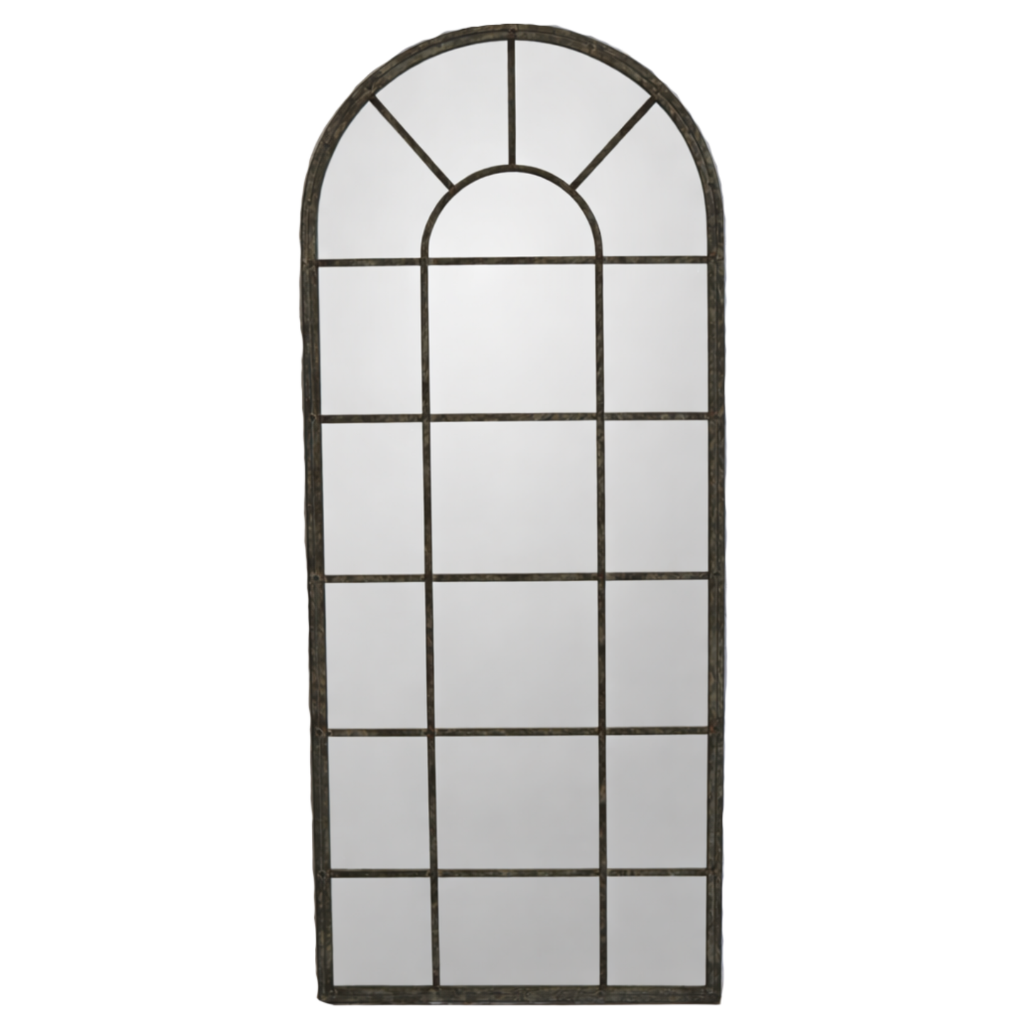 Mirror Wall Grey - Arch Pattern Outdoor Furniture