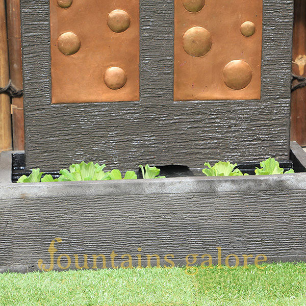 Bubble Copper Wall Fountain Water Feature  