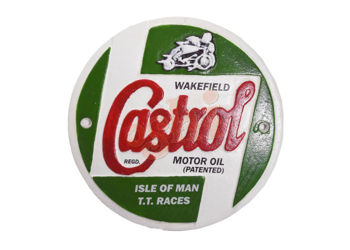 Castrol Sign round Décor