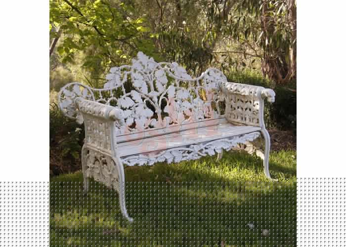 Dog Bench Decor Dog Bench (White)