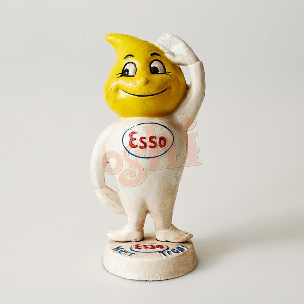 ESSO Boy Bank Yellow Head Statue