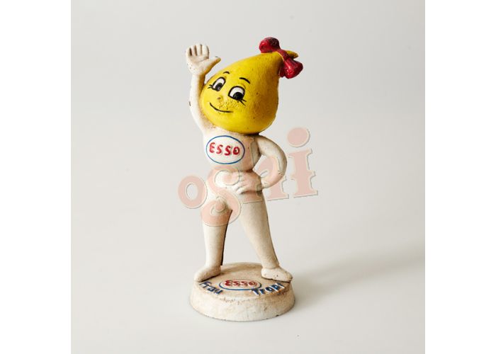 ESSO Girl Bank Yellow Head Statue
