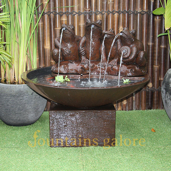 Frog in the Pond Fountain Water Feature