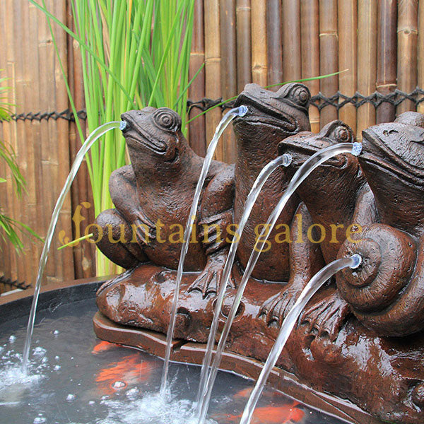 Frog in the Pond Fountain Water Feature