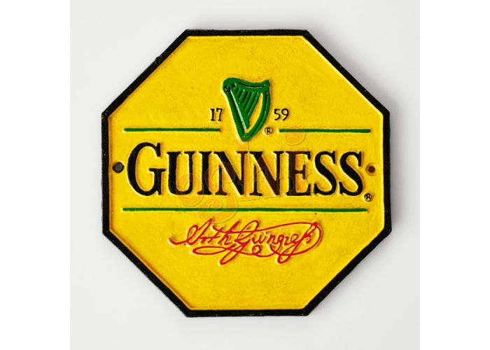 Guinness Hexagon (Yellow) Décor