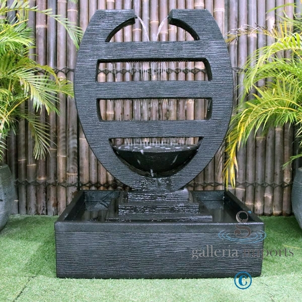 Harp Fountain Water Feature Charcoal Standard (240V)