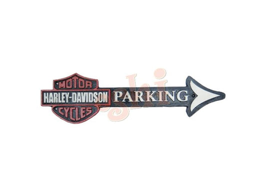 Harley Davidson Parking Sign Decor  