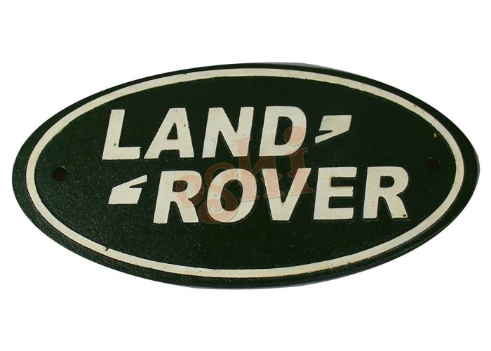 Land Rover Sign-Large Oval Décor