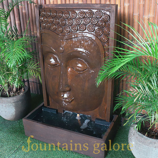 Modern Buddha Face Fountain Water Feature  